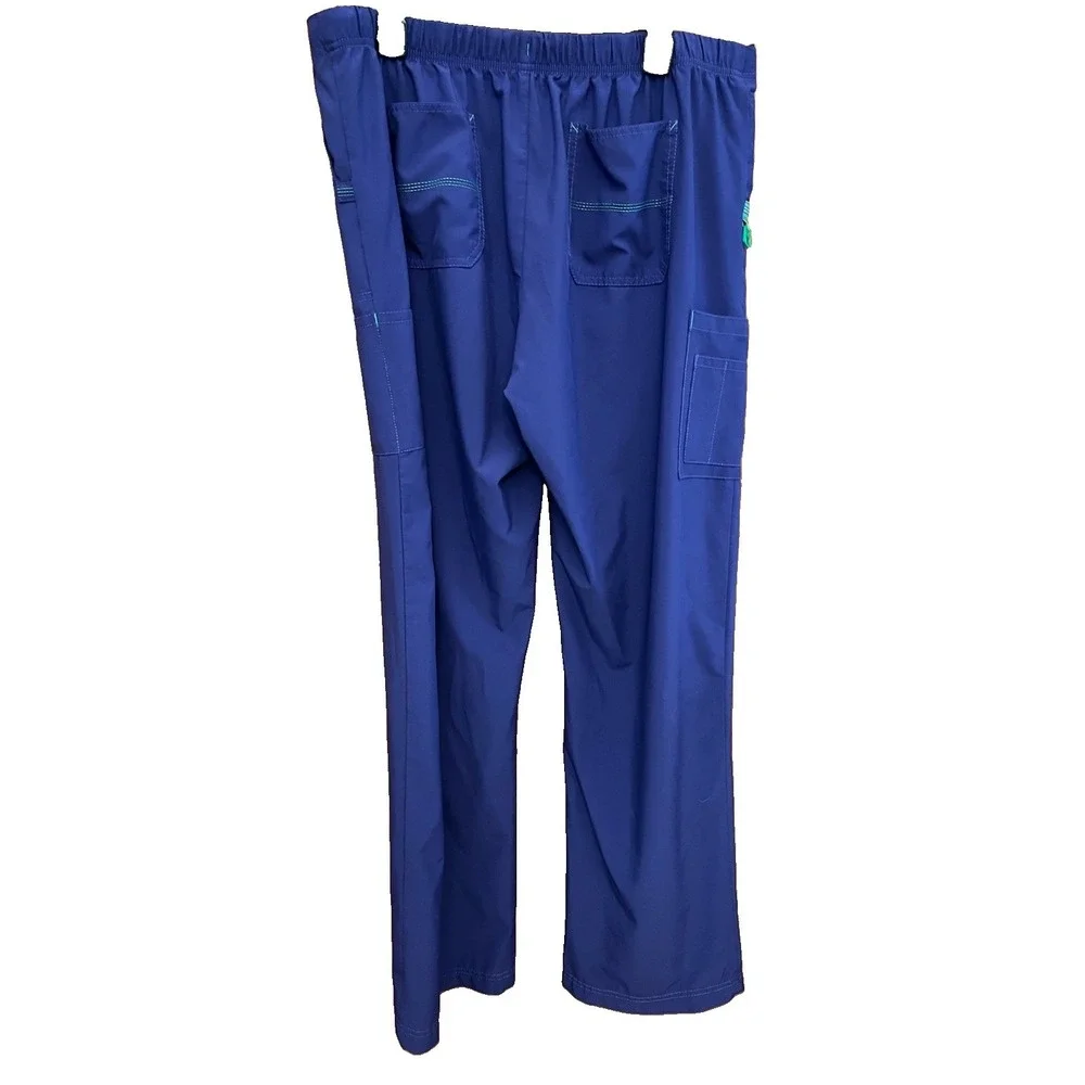 Large Carhartt Men's Force Modern Fit Straight Leg Cargo Pants Scrubs Grape Tall